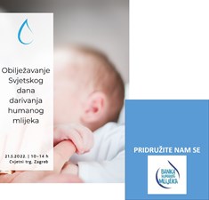 Obilježavanje Svjetskog dana darivanja humanog mlijeka